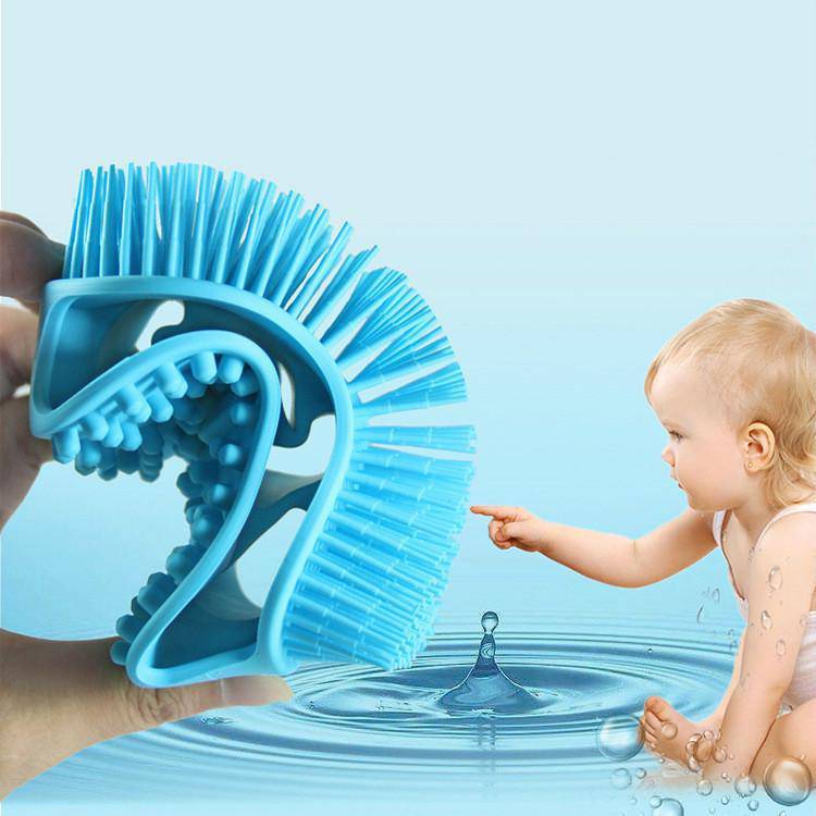 Silicone Baby Shower Brush_0
