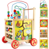 Kids Wooden Educational Walker
